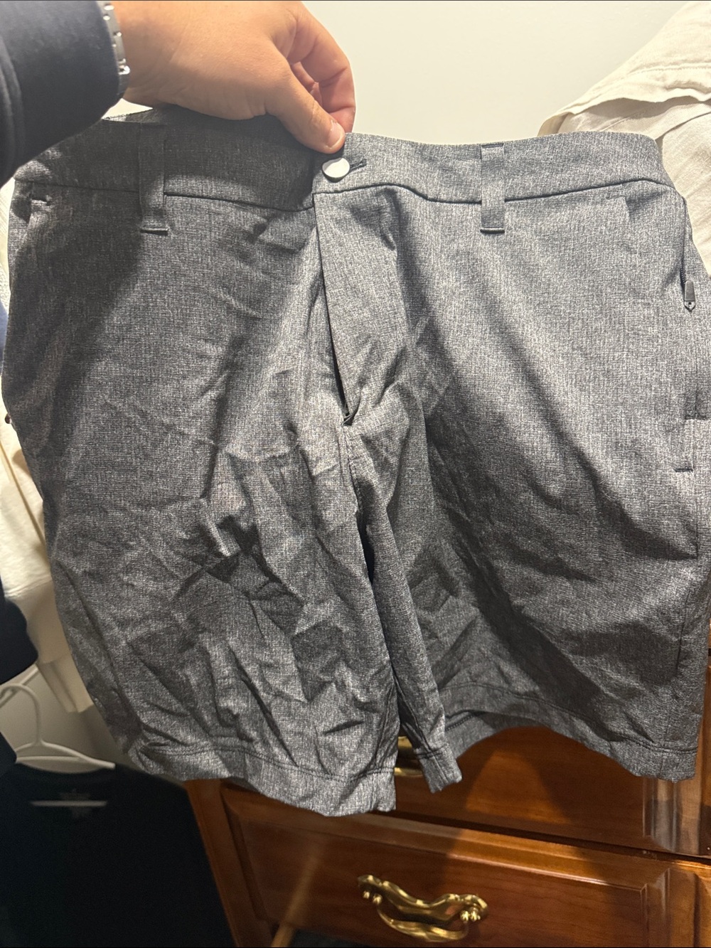 Men's Gray Performance Shorts
